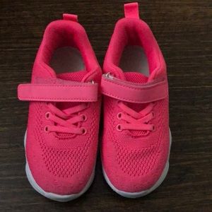 Hot pink girls size 11 sneakers